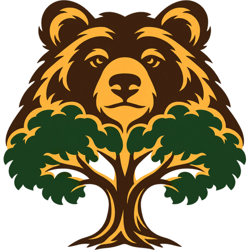 Honey Bear Tree Service Emblem